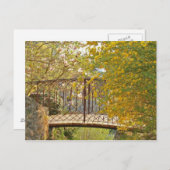 Alte romantische Brücke in Bregenz in Vorarlberg Postkarte (Vorne/Hinten)