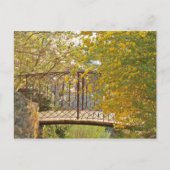 Alte romantische Brücke in Bregenz in Vorarlberg Postkarte (Vorderseite)