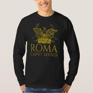 Alte römische Legion Eagle Aquila Roma Kaput Mund T-Shirt