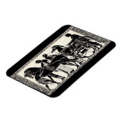 alte römische Männer und Pferde Magnet (Linke Seite)