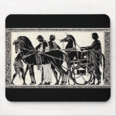 alte römische Männer und Pferde Mousepad (Vorne)