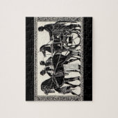 alte römische Männer und Pferde Puzzle (Vertikal)