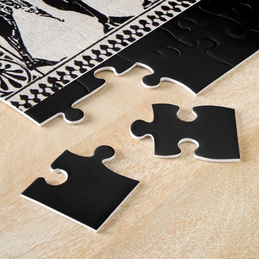 alte römische Männer und Pferde Puzzle (Seite)