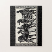 alte römische Männer und Pferde Puzzle (Vertikal)