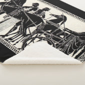 alte römische Männer und Pferde Sherpadecke (3/4)