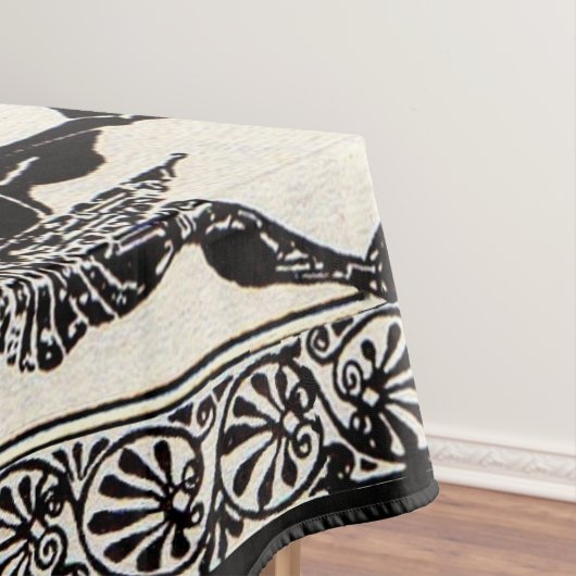 alte römische Männer und Pferdedruck Tischdecke (Beispiel)