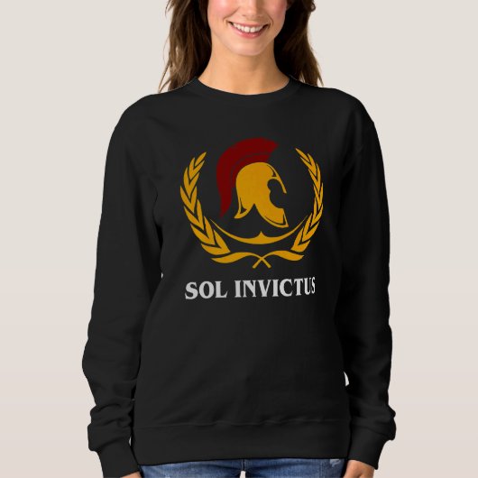 Alte römische Mythologie Sol Invictus Roman Eagle Sweatshirt (Vorderseite)