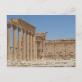 Alte römische Ruinen, Palmyra, Syrien Postkarte (Vorderseite)