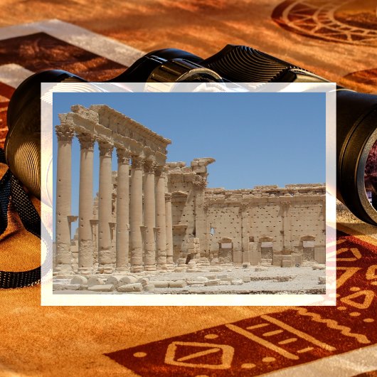 Alte römische Ruinen, Palmyra, Syrien Postkarte