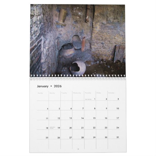 Alte römische Stadt - Pompeji-Kalender Kalender (Jan 2026)