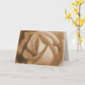 Alte Rose Karte (Gelbe Blume)