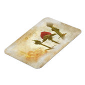 Alte Rose Magnet (Linke Seite)