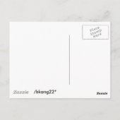 Alte Rose Postkarte (Rückseite)