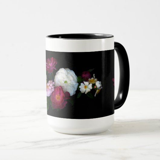 Alte Rose Tasse (VorderseiteRechts)