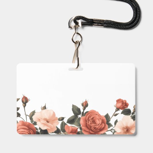 alte Rosen Ausweis (Rückseite mit Lanyard)