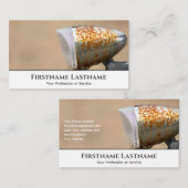 Alte rostige Fahrradglocke für Fahrradwerkstätten Visitenkarte (Vorne/Hinten)