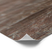 Alte rostige Tür Poster (Ecke)