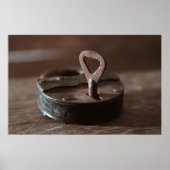 Alte rostige Tür Poster (Vorne)