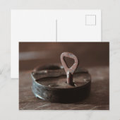 Alte rostige Tür Postkarte (Vorne/Hinten)