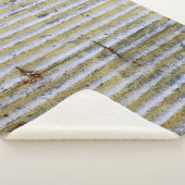 alte, rostige Zinkgrunge-Textur, Vintage Zinkstruk Sherpadecke (3/4)