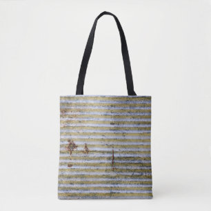 alte, rostige Zinkgrunge-Textur, Vintage Zinkstruk Tasche