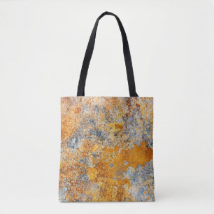 Alte Roststruktur, grunge metallischer Hintergrund Tasche