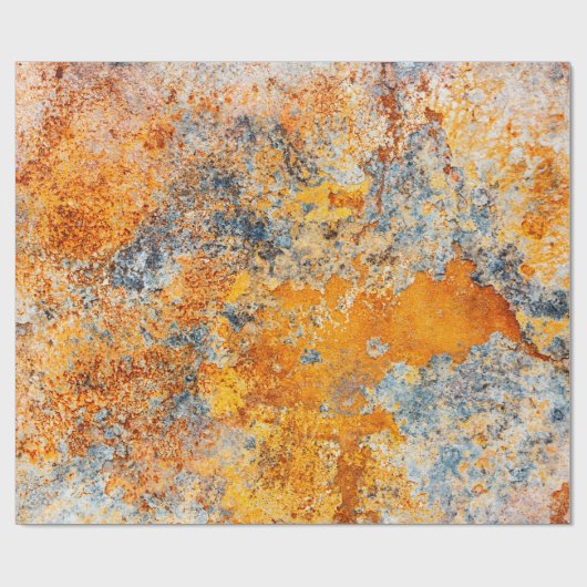 Alte Roststruktur. Grunge rosteter Metall Hintergr Geschenkpapier (Flach)