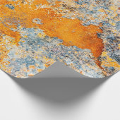 Alte Roststruktur. Grunge rosteter Metall Hintergr Geschenkpapier (Ecke)