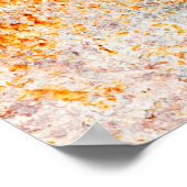 Alte Roststruktur. Grunge rosteter Metall Hintergr Poster (Ecke)