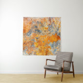 Alte Roststruktur. Grunge rosteter Metall Hintergr Wandteppich (Beispiel)