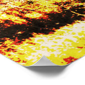 Alte Rote Barriere Fotografisches Poster Kunst (Ecke)