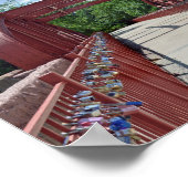 Alte Rote Brücke, Kansas City, Missouri Poster (Ecke)