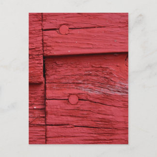 Alte rote Farbe Postkarte