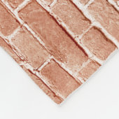 Alte, rote Ziegelmauer. Fleecedecke (Ecke)