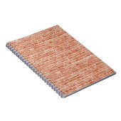 Alte, rote Ziegelmauer. Notizblock (Rechte Seite)