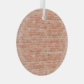 Alte, rote Ziegelmauer. Ornament Aus Glas (Vorderseite Rechts)