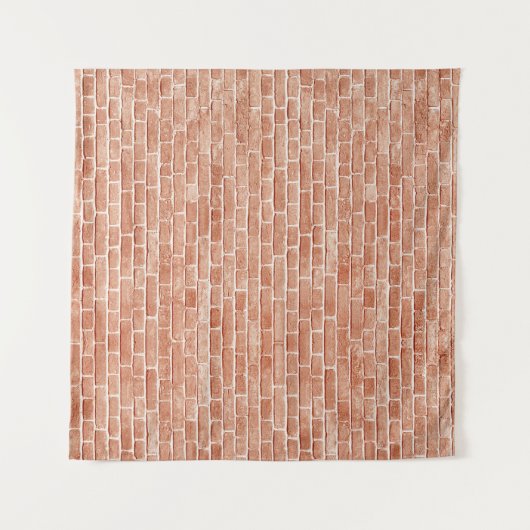 Alte, rote Ziegelmauer. Wandteppich (Vorderseite (Horizontal))