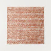 Alte, rote Ziegelmauer. Wandteppich (Vorderseite)