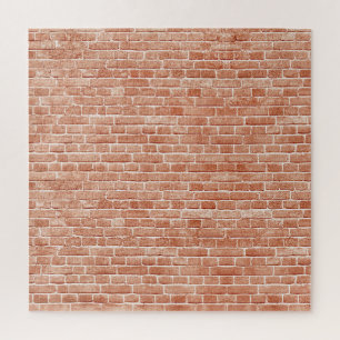 Alte rote Ziegelwandstruktur. Puzzle