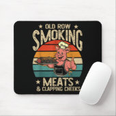 Alte Rows Smokin Fleisch und Klatschen Wangen Funn Mousepad (Mit Mouse)