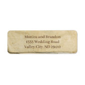 Alte Rücksendeadresse (Vorne)