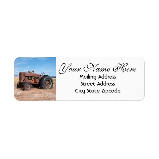 Alte Rücksendeadresse (Vorne)