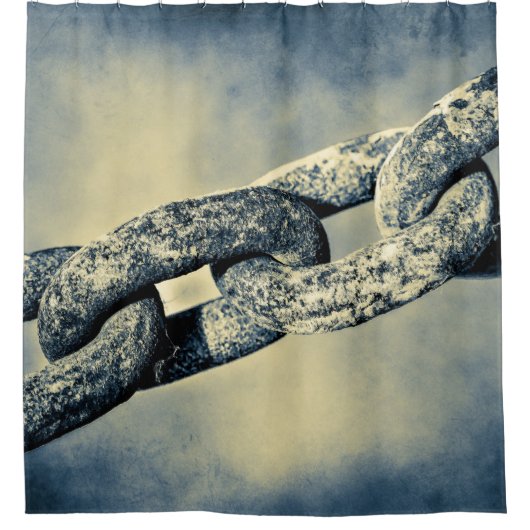 Alte, ruhende Kette Duschvorhang (Vorderseite)