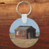Alte Rustenhütte Kabine Schlüsselanhänger (Vorderseite)