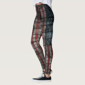 Alte rustikale amerikanische Flagge Leggings (Links)