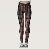 Alte rustikale amerikanische Flagge Leggings (Vorderseite)
