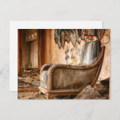 Alte Rustikale antike Stube Postkarte (Vorne/Hinten)