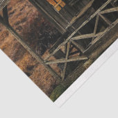 Alte Rustikale Barnwood Hütte DekoPage Kunst, Dich Seidenpapier (Ausschnitt)