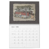 Alte rustikale Gebäude Kalender (Mär 2026)