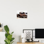 Alte Rustikale Lkw Fotografie Poster Art (Heimbüro)